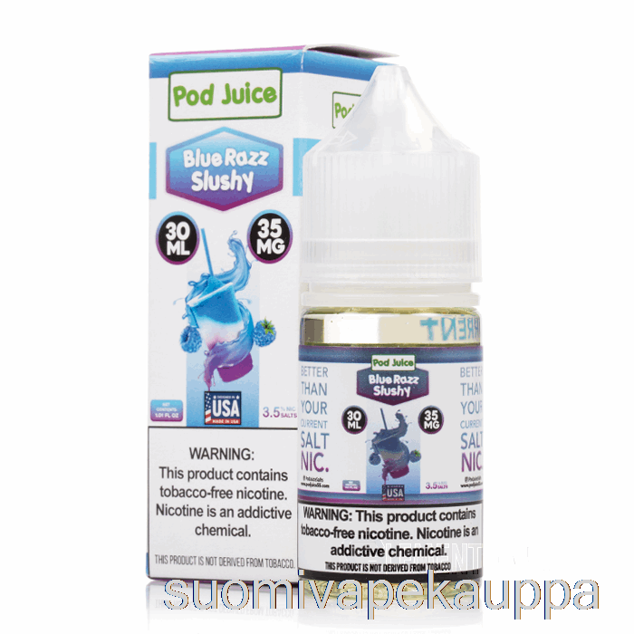 Vape Kauppa Blue Razz Slushy - Pod Mehu - 30ml 55mg